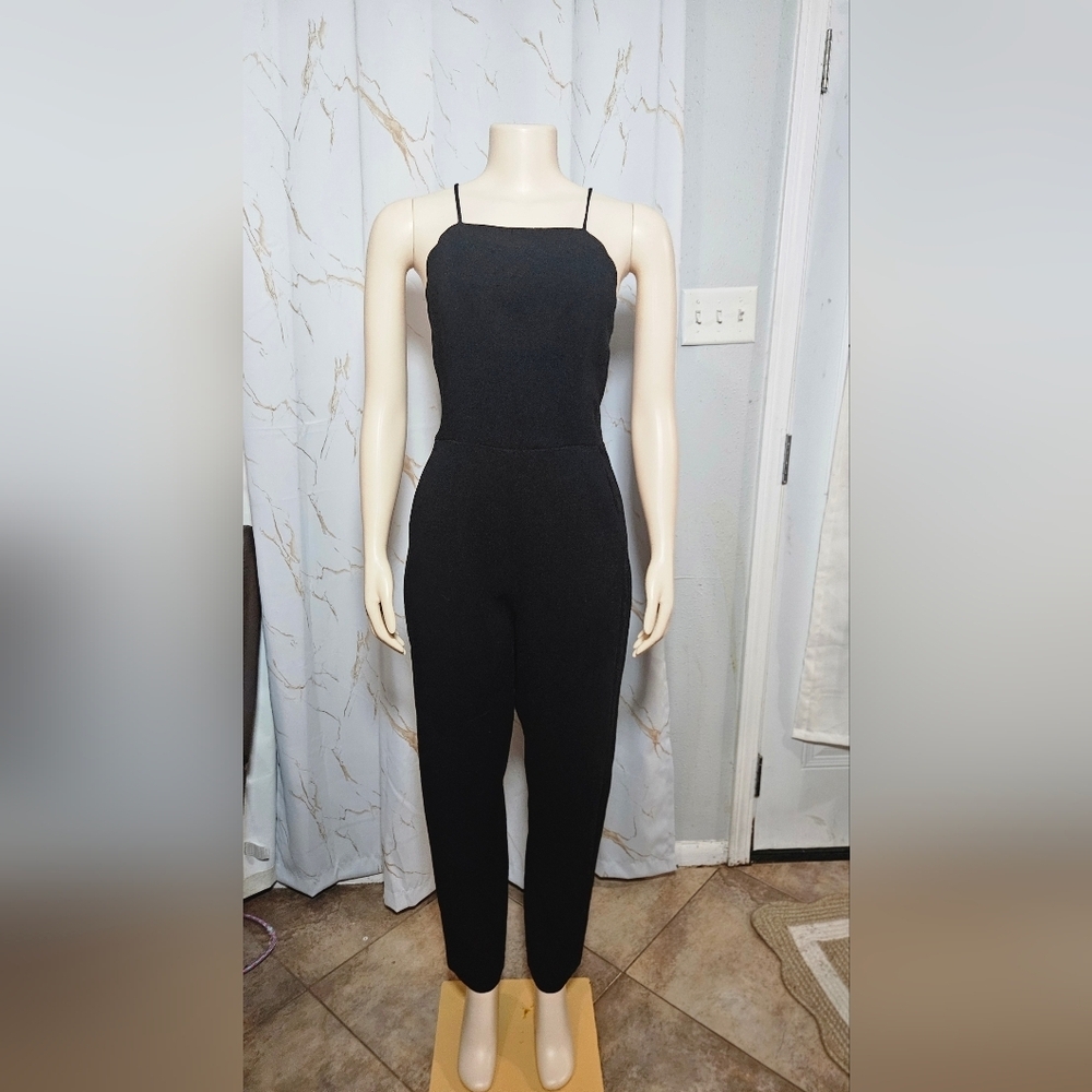 Classic Black Strapless Jumpsuit